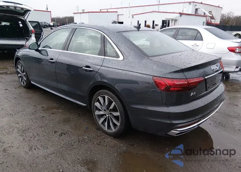 2021 Audi A4 Premium Plus 40 Tfsi Quattro S Tronic z USA, uszkodzony, nr VIN WAUBBAF41MA029197